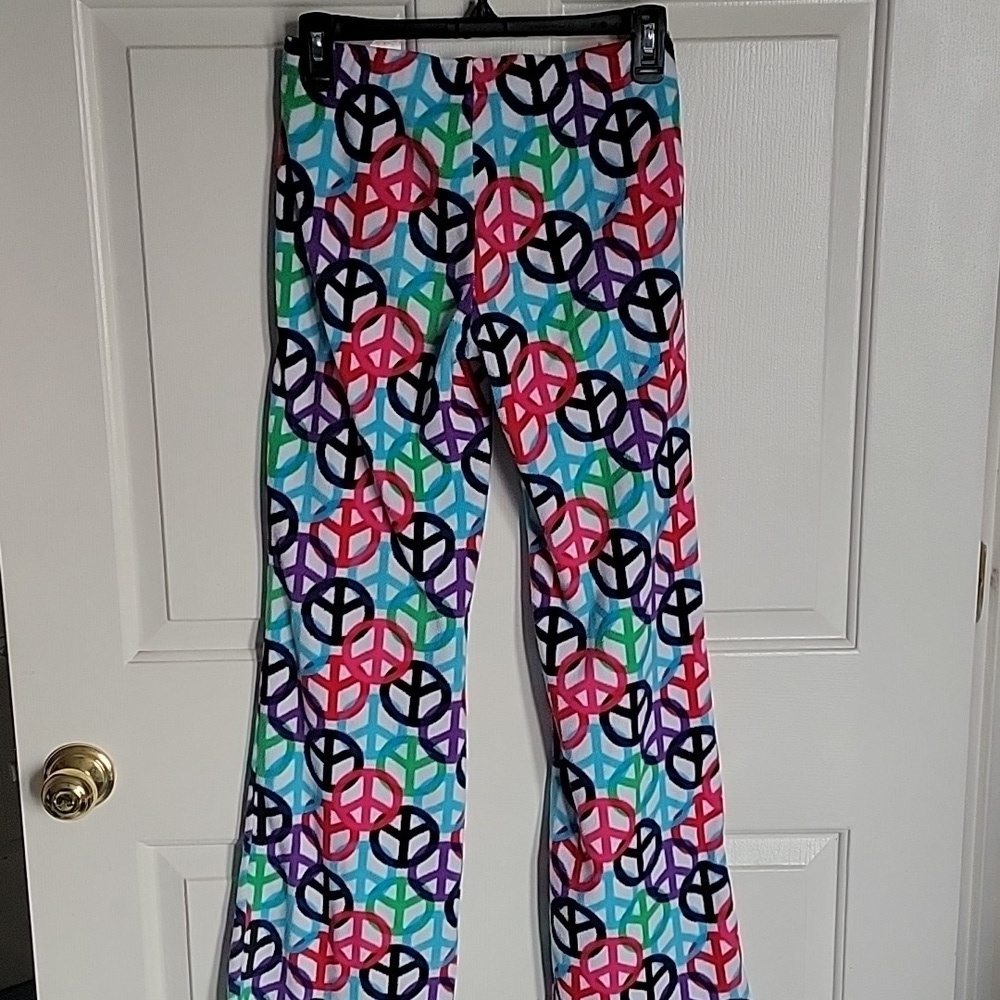 Women's/ juniors SO, XS Peace Pajamas, multi colored. - Picture 5 of 7